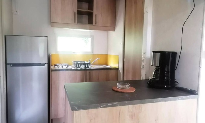 Saint-Gaultier Ski Chalet | Camping L'Oasis du Berry * - Chalet PREMIUM (arrival Saturday) 5 people