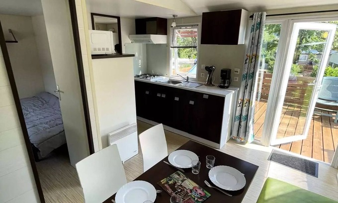 Ornans House | Camping Le Chanet* - Mobile Home Saint Roch 3 Rooms 4 People