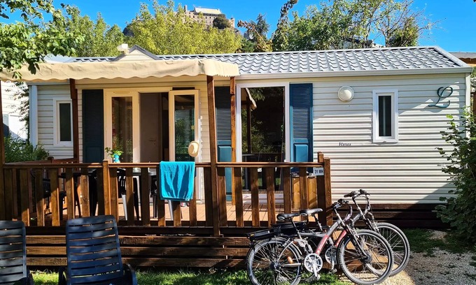 Severac-d'Aveyron House | Camping les Calquieres* - Mobile Home Sunny 3 Rooms 4 People + dishwasher