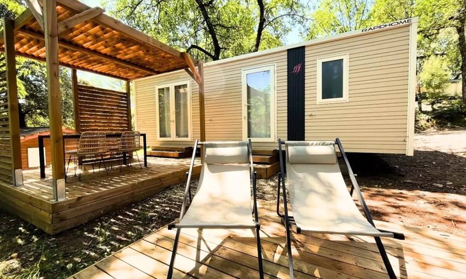 Cendras House | Camping Sunêlia La Clémentine * - Mobil-home Sunêlia Prestige - 2 chambres 4 personnes