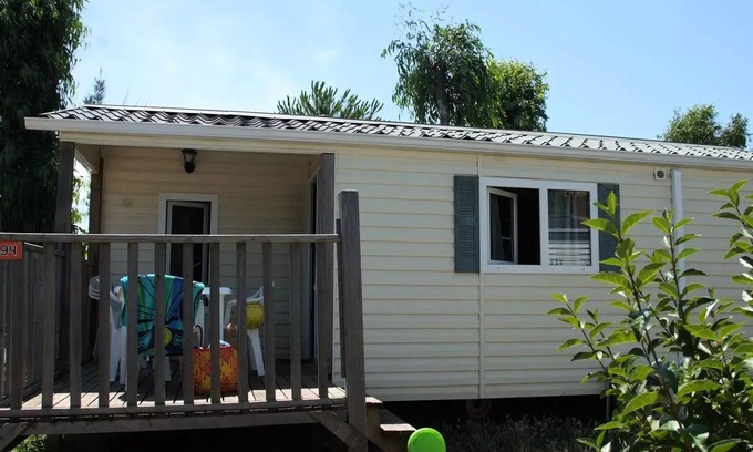 Saint-Auban House | Campsite Tikayan La Pinatelle* - Mobile home Colorado Eco 3 rooms 4/6 people Air-conditioned