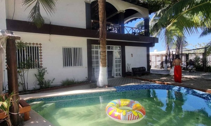 Chuburna Puerto House | Casa Columpios playa alberca terraza familiar en Chuburna