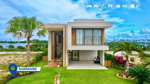 Barra do Jacuipe House | Casa com Vista MAR e LAGO em Alphaville Guarajuba