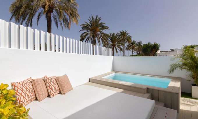 Pasito Blanco Apartment | Casa con jardín para 6 personas en Pasito Blanco