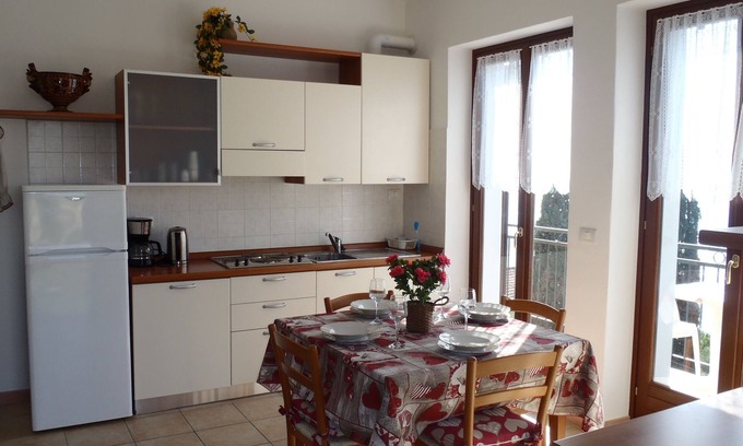 Torri del Benaco Apartment | Casa Stefano n. 3 - spectacular lake view - parking - WIFI free
