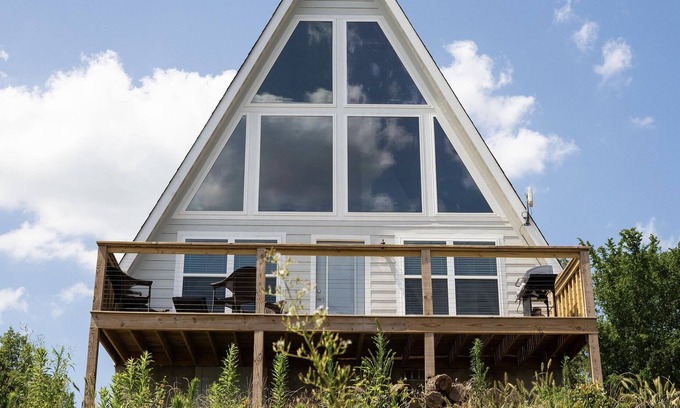 Morrilton Cabin | Cedar Falls Modern A-frame on Petit Jean Mountain
