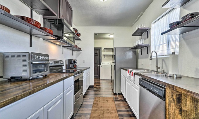 El Paso House | Central El Paso Getaway w/Patio + Games!