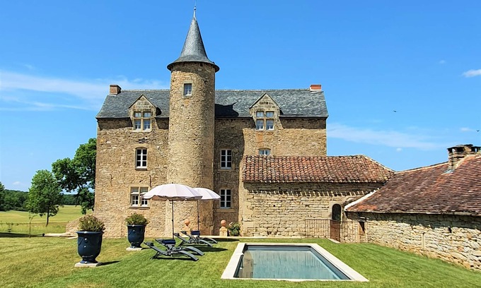 Villeneuve d'Aveyron Other | Château 12 Pers. Avec Piscine - Charme, Confort et Calme