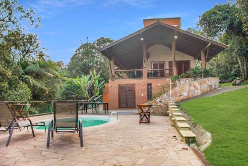 Taquacetuba House | Chalé Privado no lago Piscina Churrasqueira