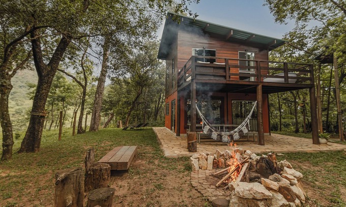 Brumadinho Ski Chalet | Chalé Verde Prána: Conforto e Aconchego na Natureza