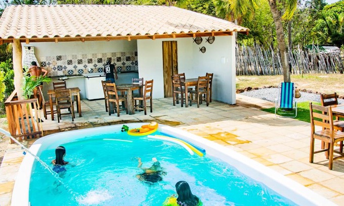 Ponta do Anel Cabin | Chalés Canto do mangue praia do Macapá Luís Correia litoral do Piauí Brasil