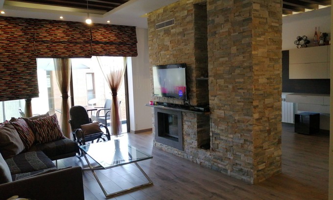 Mzaar Kfardebian Ski Chalet | Chalet 240m2 duplex 4 bedrooms 2 living at Les dunes de faqra 24/7 electricity