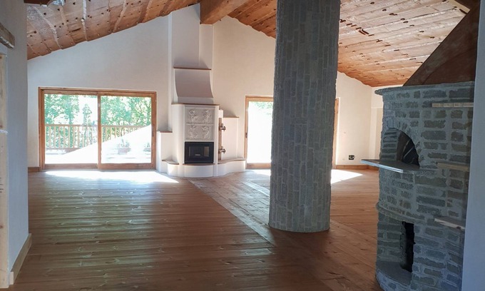 Prazzo Ski Chalet | Chalet 'Villaggio Borgomaira La Ginestra' with Mountain View, Private Terrace and Wi-Fi