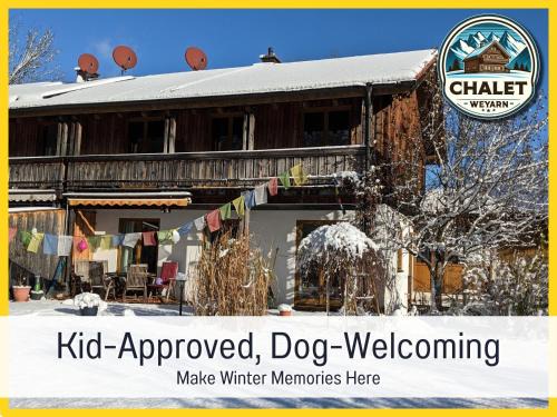 Weyarn House | Chalet Weyarn - Doppelzimmer mit Gartenblick