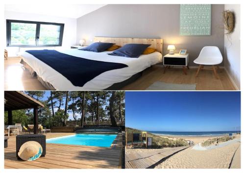 Piraillan House | Chambre Privative, Cap Ferret - Piscine Chauffée - Villa Sylhengui