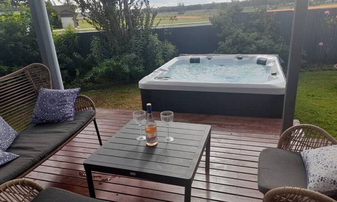 Cessnock House | Character cottage with farm views, hot spa and firepit.