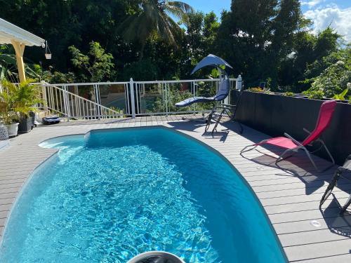 Petit-Canal Apartment | Charmant Bungalow Petit-Canal Le Moule Piscine Terrasse Jardin