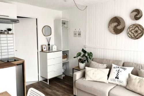 Guidel-Plages Apartment | Charmant studio à 400m de la plage avec piscine