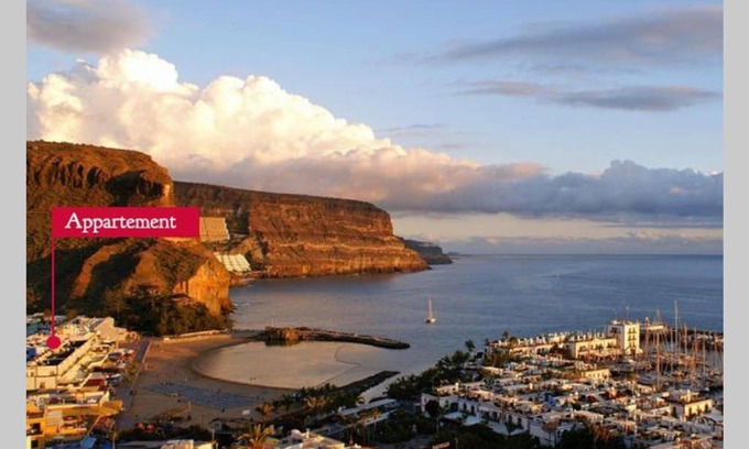 Playa de Mogan Apartment | Charmante Wohnung direkt am Meer, kostenloses WLAN