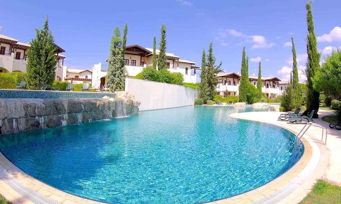Aphrodite Hills Apartment | Charming 2 bedroom apartment 'DC11' - with communal pool and resort facilities, Helios Heights village on Aphrodite Hills Resort