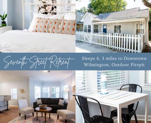 Wilmington Historic District House | Charming 2BR Wilmington Bungalow Close to Beaches