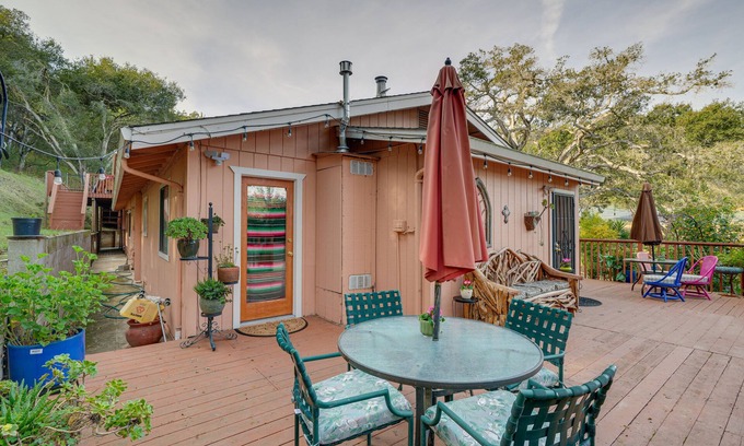 Aromas House | Charming Aromas Home w/ Deck & Patio!