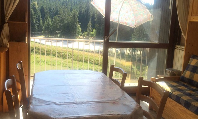 Correncon-en-Vercors Apartment | Charming Slope-Side Studio, South-Facing Balcony, Pet-Friendly, Near Golf and Hiking Trails