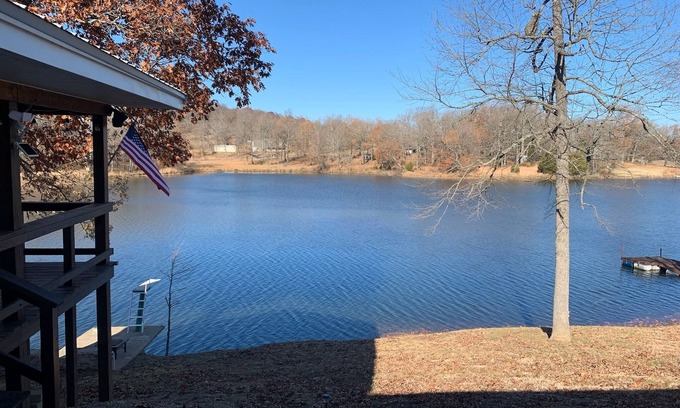 Nortonville House | Cheerful 3 Bedroom home on a semi-private lake