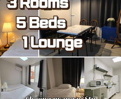 Dongdaemun Villa | Cheongnyangni 5Beds 3Rooms 1Lounge House