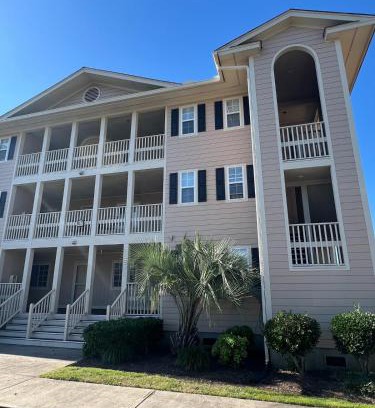 Cherry Grove Beach Apartment | Cherry Grove 1BR screened porch 2nd Floor view