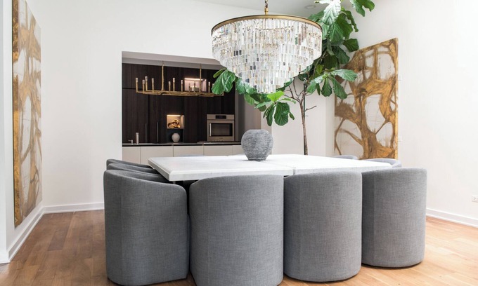 Near North Side Condo | Chicago Luxury Penthouse Massive Rooftop Walk to Beach and Restaurants