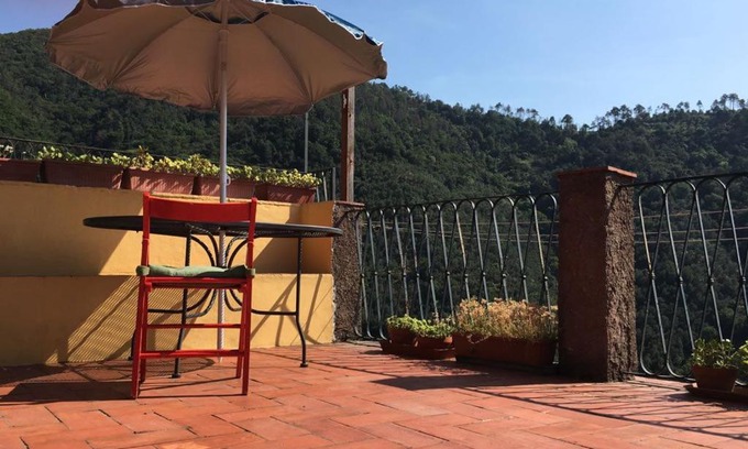 Lavaggiorosso Apartment | Cinqueterre - Terrace and beautiful view