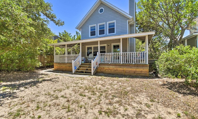 Cottage Line House | Classic Chesapeake Beachside Cottage w/Porch!