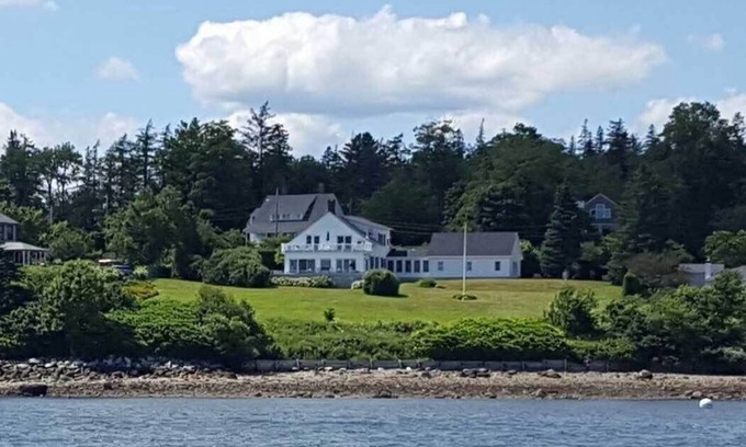 Castine House | Classic Coastal Maine Retreat with Private Beach & Spectacular Waterfront Views