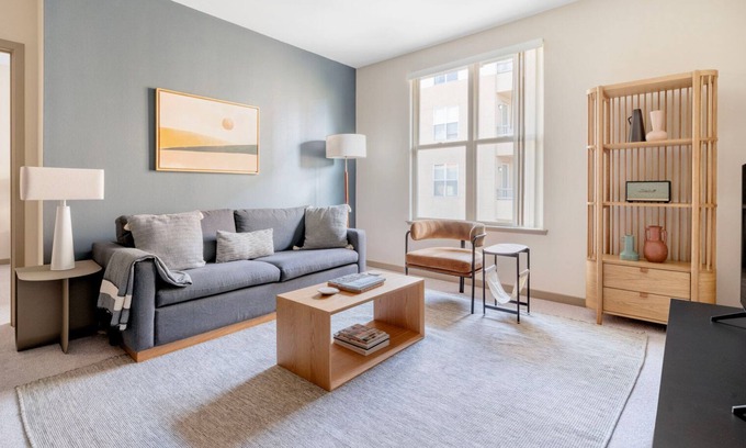 Contra Costa Centre Apartment | Clean Walnut Creek 2BR w/Sundeck, Pool & Gym, nr BART, by Blueground