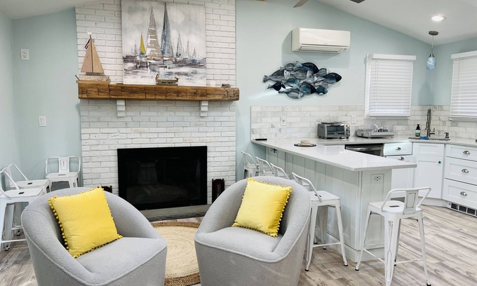 Charlestown House | Coastal Hideaway in Charlestown - Newly Renovated w/Fire pit, 1 Mi from Beach