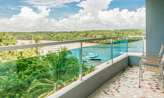 Puntarenas Condo | Coastal Serenity in El Roble: Your Perfect Getaway! Water views and Balcony