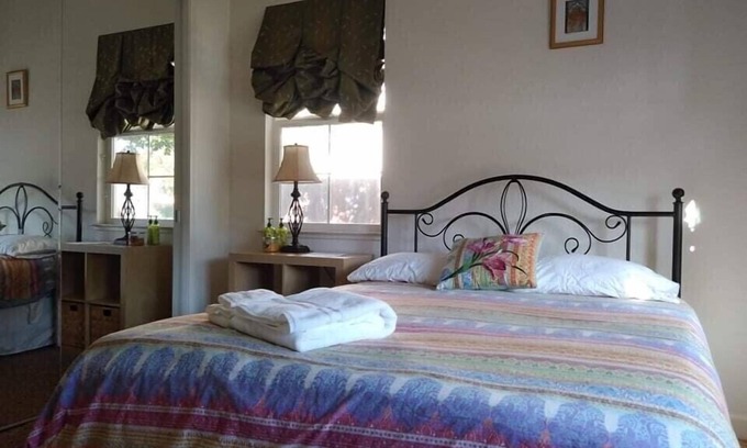 Vacaville House | Comfort and Style Private Queen bedroom.