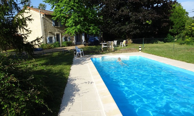 La Foret-de-Tesse House | Comfortable house with private pool in Charente
