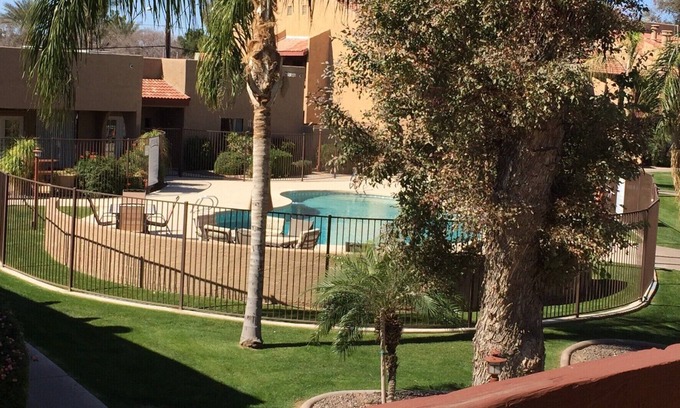 North Mountain Condo | Comfy, cozy 1 BDR/1BR Condo- community outdoor heated pool, hot tub and gym.