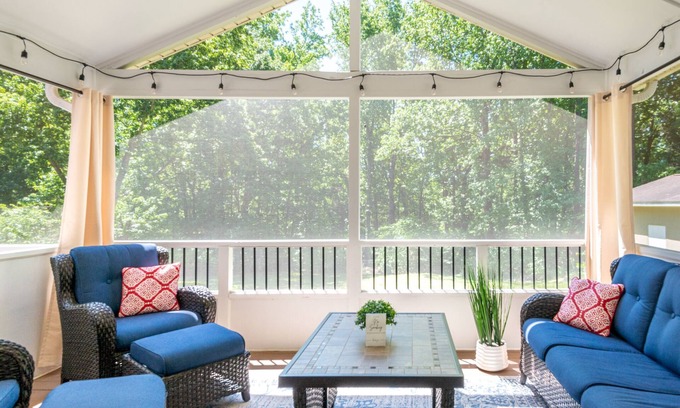 Concord House | Concord Haven - Screened Porch Private Getaway
