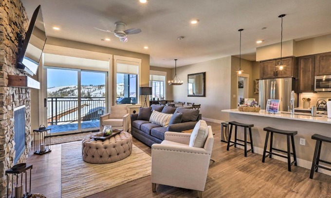 Winter Park Apartment | Condo with View - 1 Block to Main St - 4 Mi to Ski!