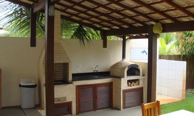 Centro House | Condominium in front of a beautiful Guarajuba beach, 200 meters on foot, with WIFI and SKY