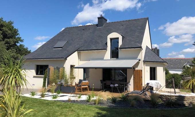 Surzur House | Contemporary house Surzur Morbihan Gulf peninsula rhuys valves