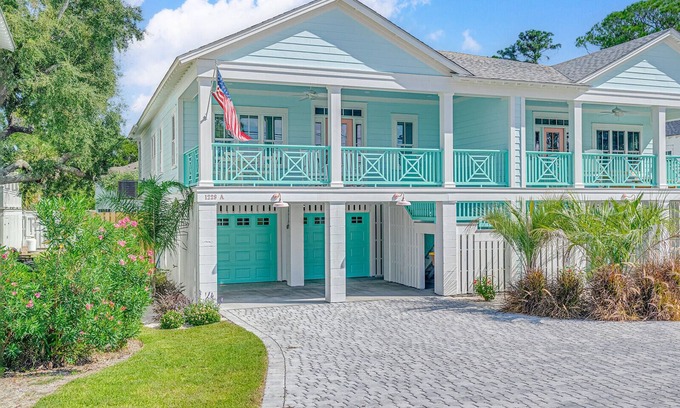 Tybee Island Cottage | Coral Cottage - New Construction Charming 3-bed/3-bath cottage with PRIVATE POOL