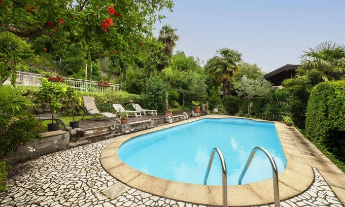 Vito d'Asio Apartment | Cosy apartment for 2 guests with pool, WIFI, A/C, TV, patio, pets allowed and parking