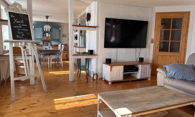 Bosleben-Wullersleben House | Country House 'Landidyll' with Shared Terrace, Private Garden and Wi-Fi