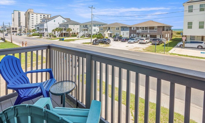 Crescent Beach Condo | Cozy 2BR condo steps from the beach with ocean views, full kitchen, and great off-season rates