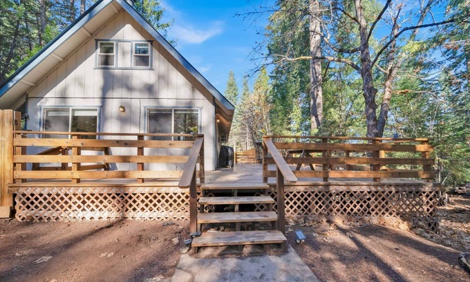 Trinity County Cabin | Cozy 3-bedroom cabin in beautiful Trinity Center with WiFi, AC