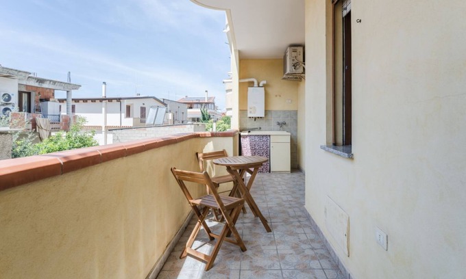 Sestu Apartment | Cozy apartment of 65 sqm located on the ground floor of a building WITHOUT a lift (steps to access), can accommodate up to 4 people. The accommodation is located in an area served by all the main services: bars, restaurants, supermarkets and pharmacy. On